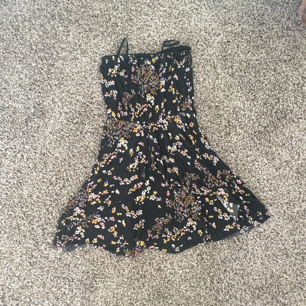 Floral Strapless Dress
